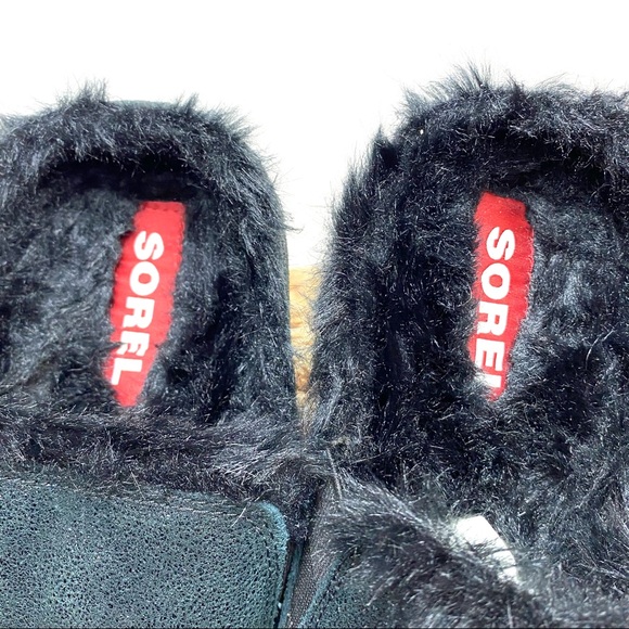 Sorel go errand run slip on black faux fur women 12 - Picture 9 of 9
